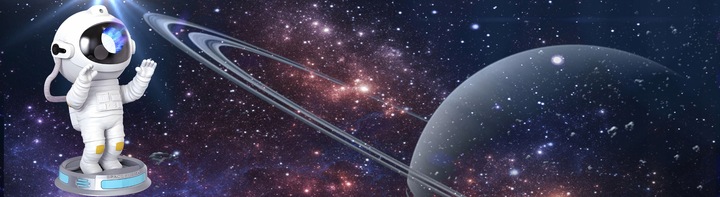 PROJEKTOR GWIAZD LAMPKA NOCNA LED RZUTNIK NIEBA ASTRONAUTA GENERACJA 3.0