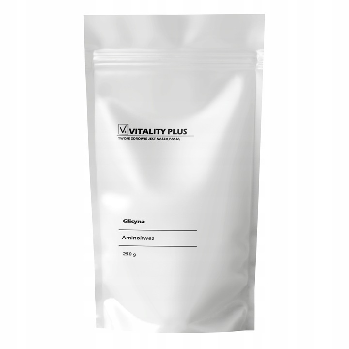 Glicyna 250g AMINOKWAS Glycine 250 porcji - SPOKÓJ PAMIĘĆ RELAKS SEN STERS