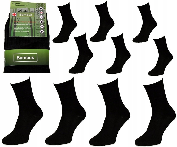 10x SKARPETY SKARPETKI BAMBUSOWE PL
