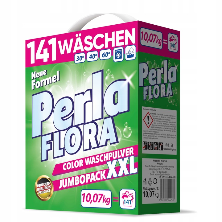 PROSZEK DO PRANIA PERLA FLORA 10,07KG PERSI FLORA XXL kolor
