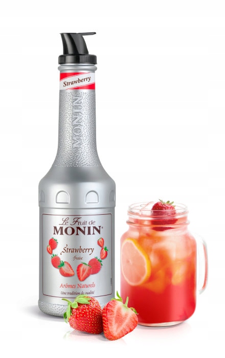 Puree MONIN STRAWBERRY truskawkowe 1L