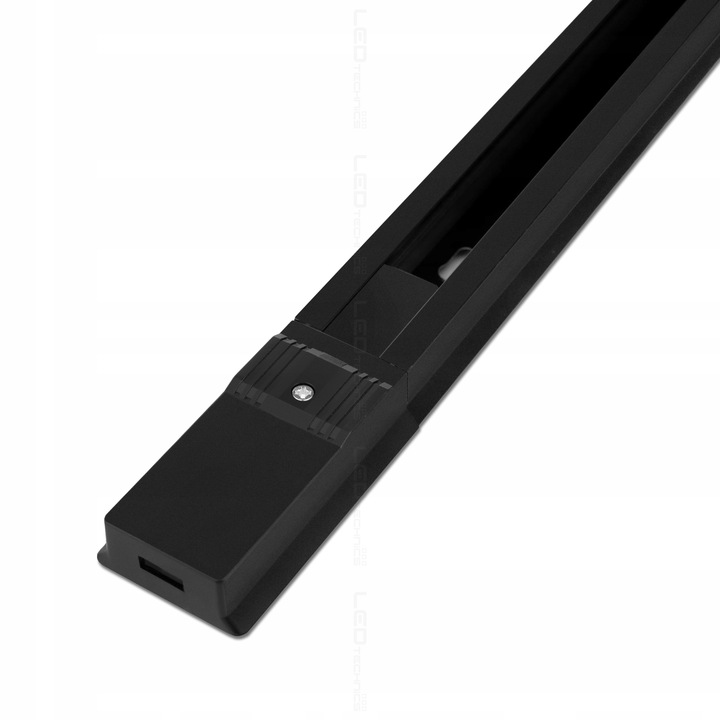 Zestaw 3x SPOT REFLEKTOR RUCHOMY CZARNY NA GU10 + SZYNOPRZEWÓD Szyna