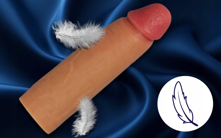 NAKŁADKA na PENISA realistyczna seks PRZEDŁUŻKA proteza penisa dla mężczyzn