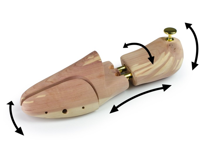 Prawidła do butów cedrowe drewniane Massido rozmiary 44-45