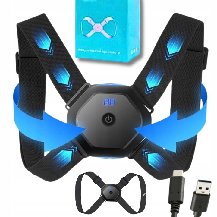 INTELIGENTNY KOREKTOR WAD POSTAWY ORTOPEDYCZNY PAJACZEK DLA KAŻDEGO