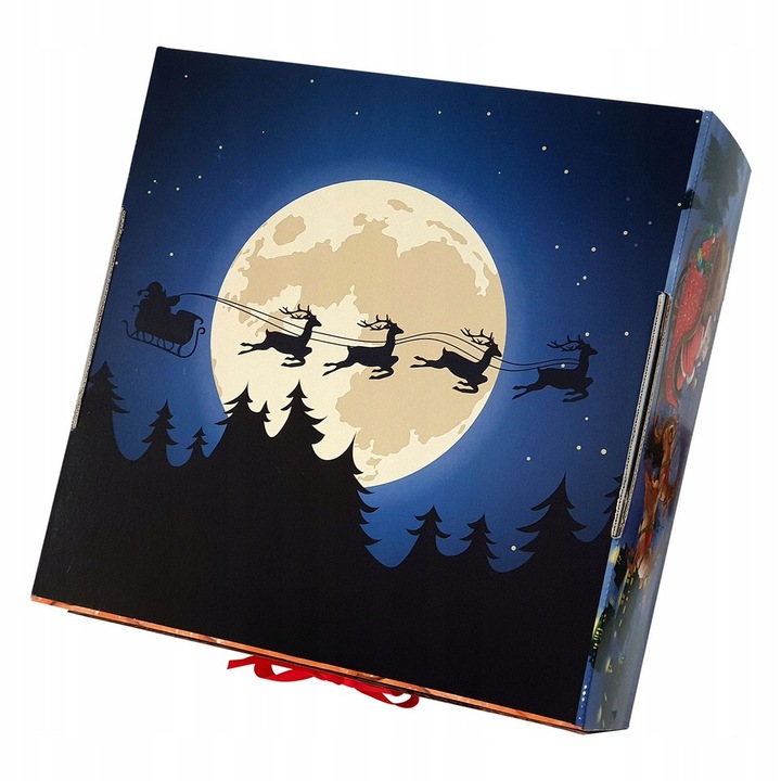 50 SZT - 1 SZT 15,85 ZŁ NETTO PUDEŁKO PREZENTOWE 34x35x13 CM MIKOŁAJ 1614