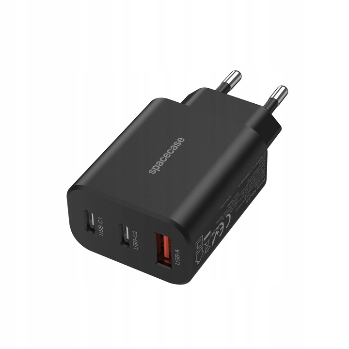 SZYBKA ŁADOWARKA SIECIOWA DO TELEFONU 3X USB USB-C TYP-C 30W QUICK CHARGE