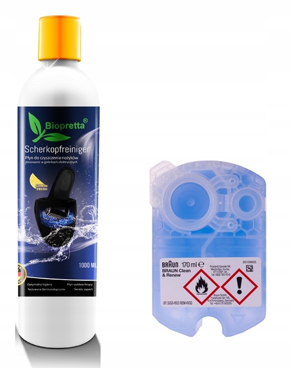 Wkład CCR1+1L BIOPRETTA PŁYN CZYSZCZĄCY DO GOLAREK wyposażonych w bazę