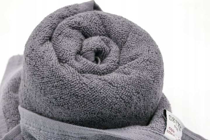 RĘCZNIK KĄPIELOWY DUŻY RĘCZNIK HOTELOWY BAWEŁNIANY GRUBY 906 SZARY