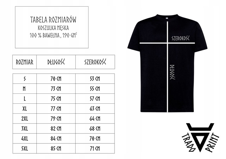 KOSZULKA MĘSKA NA PREZENT 100% ORYGINALNY 30 40 50 60 70 DLA NIEGO
