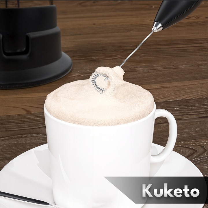 SPIENIACZ DO MLEKA ELEKTRYCZNY RĘCZNY MINI MIKSER UBIJACZ KAWY Z