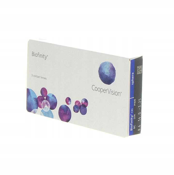 Soczewki Biofinity 3 szt. - miesięczne