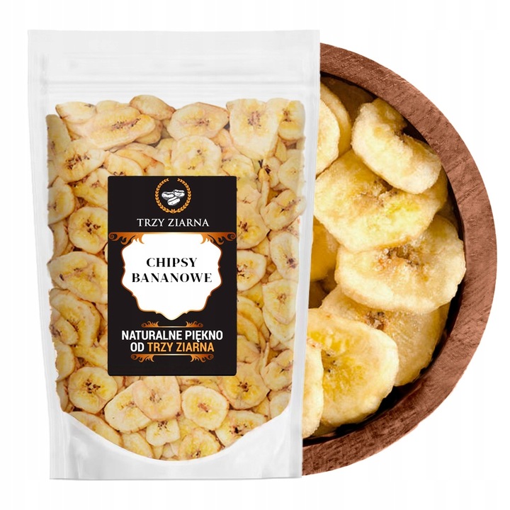 CHIPSY BANANOWE 1kg banan suszony naturalna przekąska