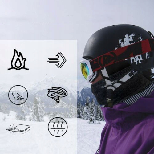 Kominiarka ciepła ROCKBROS LF7345BK na twarz usta