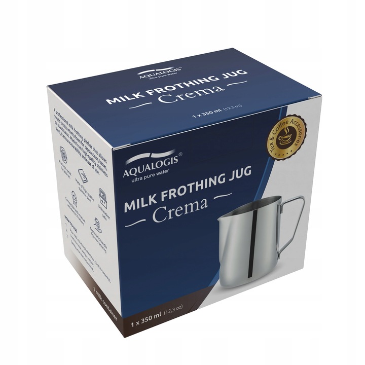 Dzbanek do Spieniania Mleka 350ml ze Stali Nierdzewnej Mlecznik