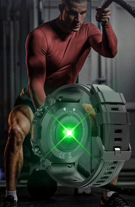 Zegarek męski SMARTWATCH Rubicon ROZMOWY KROKI SMS 360x360 MENU PL