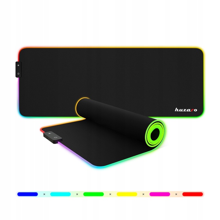 Podkładka pod MYSZ KLAWIATURĘ Huzaro Mousepad 1.0 XL RGB