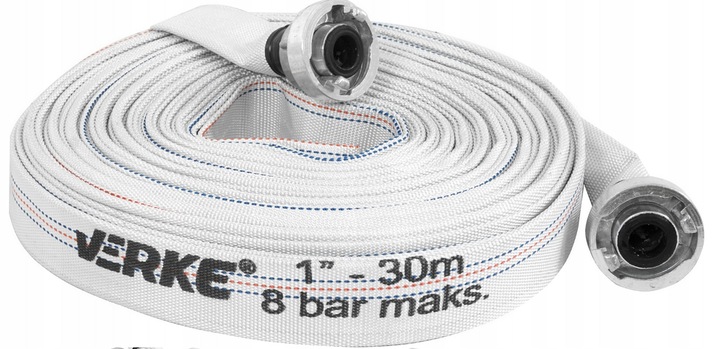 WĄŻ STRAŻACKI PARCIANY DO WODY BRUDNEJ SZAMBA 1 CAL 30M POMPY ZE ZŁĄCZKAMI