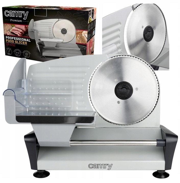 Krajalnica Camry KRAJALNICA DO CHLEBA WĘDLIN SERÓW MOCNA 0-15 mm 400 W