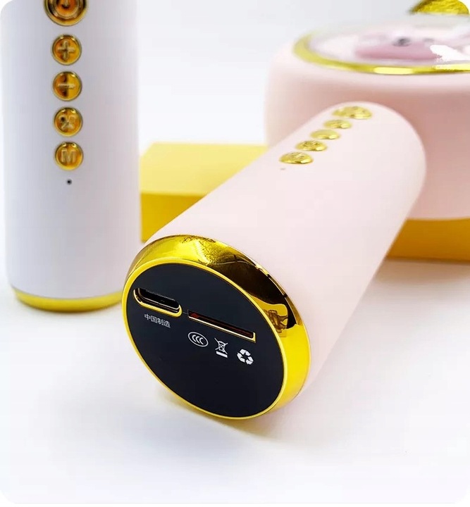 Mikrofon Karaoke Dla Dzieci Bezprzewodowy z Głośnikiem Królik Sweet