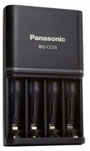 ŁADOWARKA PANASONIC BQ-CC55 + 4 x R6/AA ENELOOP PRO 2500 mAh ORYGINAŁ