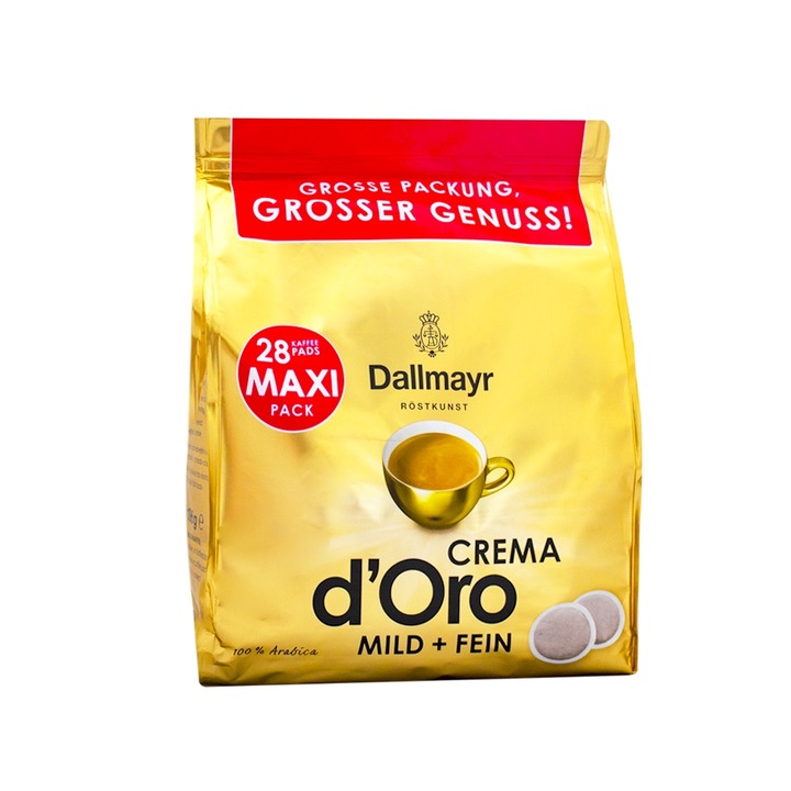 Kawa Dallmayr Crema d'Oro Mild + Fein 28 szt./pads