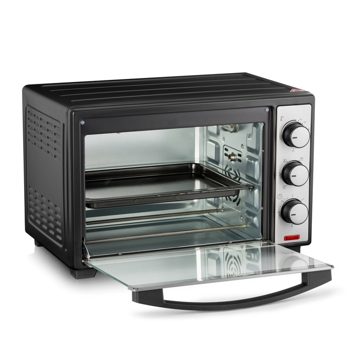 PIEKARNIK ELEKTRYCZNY 25L TERMOOBIEG ROŻNO GRILL WOLNOSTOJĄCY MINI