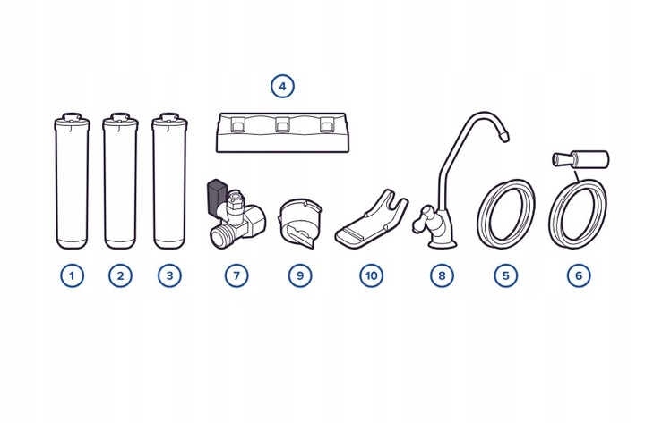 Filtr pod zlew Aquaphor Kryształ A z nową wylewką + wskaźnik gratis