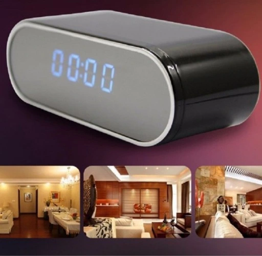BUDZIK ZEGAR Z MINI KAMERA SZPIEGOWSKA UKRYTA WiFi