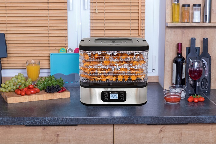 SUSZARKA SPOŻYWCZA DO ŻYWNOŚCI GRZYBÓW ZIÓŁ OWOCÓW WARZYW TIMER! 400W