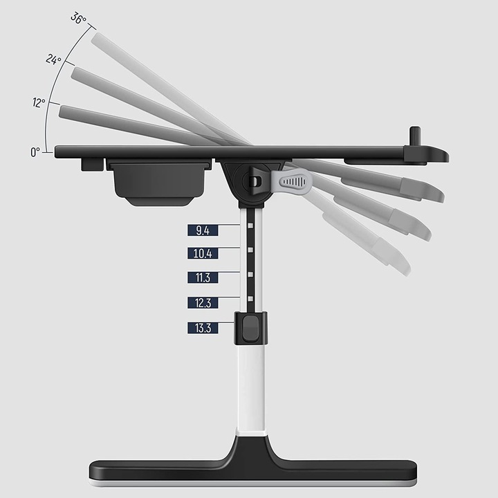 PODSTAWKA POD LAPTOPA STOLIK REGULOWANY SKŁADANY MOZOS GAME-SL2