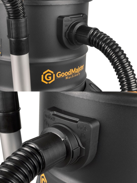 ODKURZACZ PRZEMYSŁOWY BEZWORKOWY separator do popiołu pieca kominka