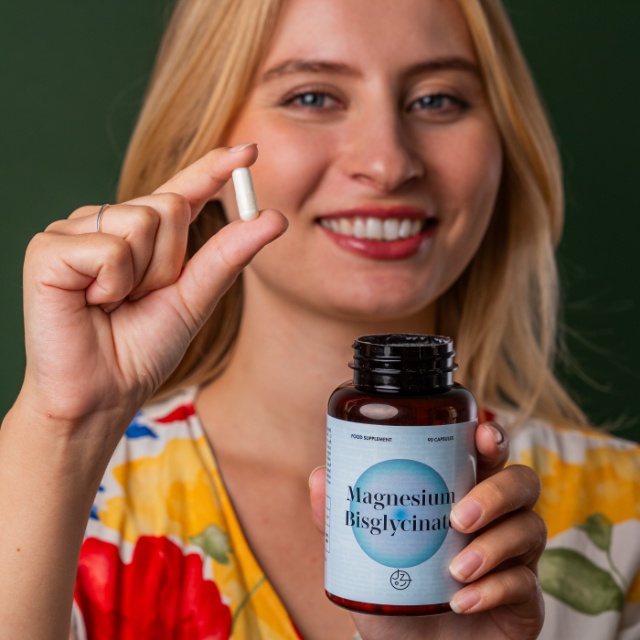 Glicynian Magnezu Jemy Zdrowo 180 Kapsułek po 375mg w dziennej dawce