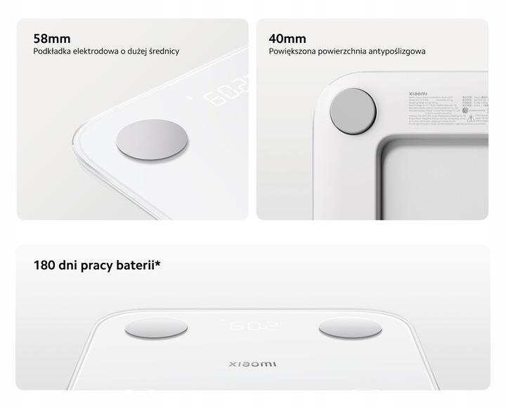 Inteligentna Waga Łazienkowa Xiaomi Body Composition Scale S400