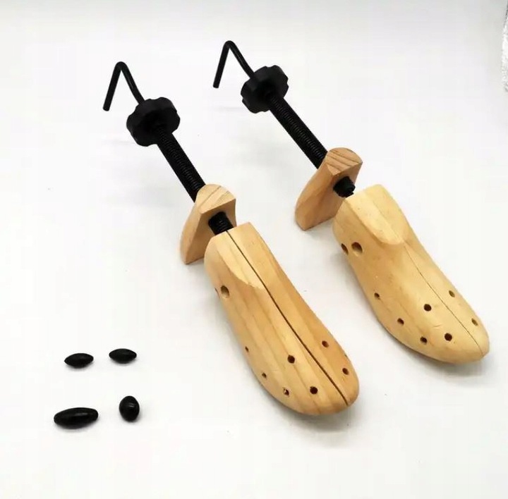 DREWNIANE PRAWIDŁA do ROZCIĄGANIA BUTÓW REGULOWANE 36-41 PARA 2 SZT