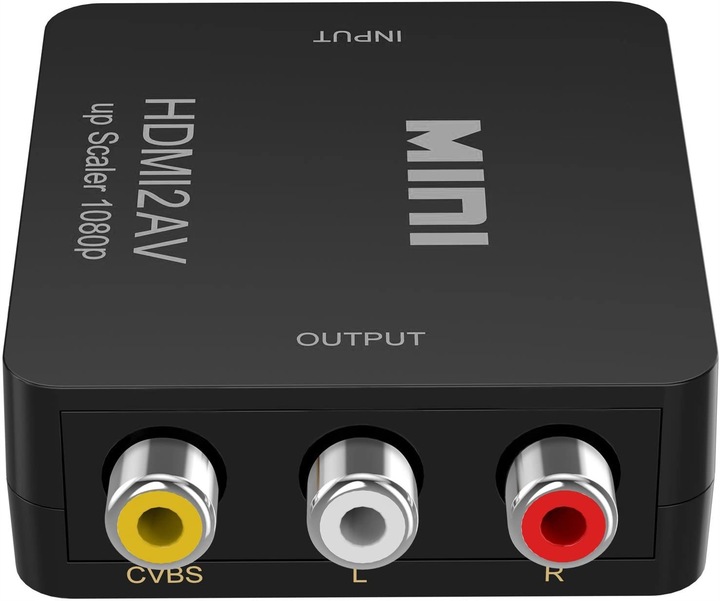 ADAPTER KONWERTER HDMI 1080p DO AV 3xRCA CVBS CINCH