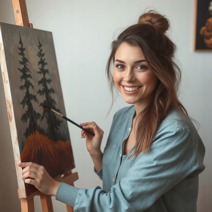 Podobrazie malarskie 80X120 cm Białe Płótno Idealne do malowania