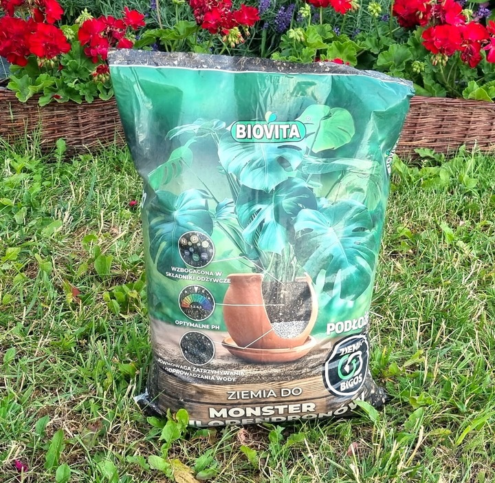 Ziemia Biovita Bigos 8L - lekkie podłoże do monster i filodendronów