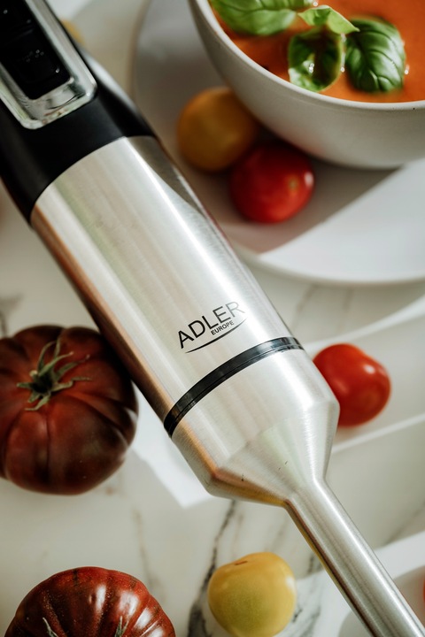 Blender Kuchenny Ręczny 1800W Turbo 20 Ustawień Prędkości Zestaw Adler