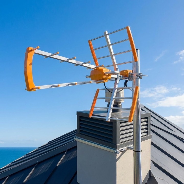 ANTENA ZEWNĘTRZNA DO TELEWIZJI NAZIEMNEJ KIERUNKOWA AX GALAXY COMBO