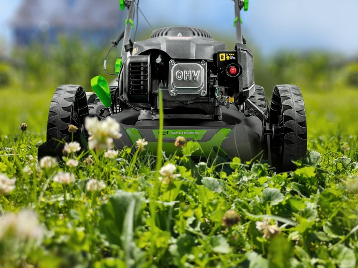 KOSIARKA SPALINOWA DO TRAWY Z NAPĘDEM MOCNA SILNIK LONCIN NAPĘD WUBER