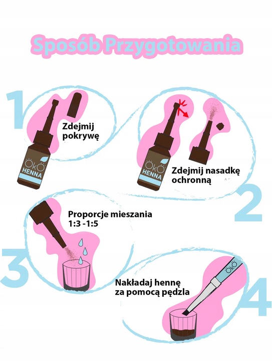 Henna pudrowa do brwi OkO (#03 Dark Brown 5g)