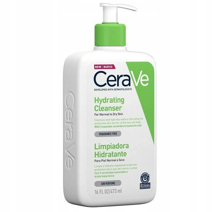 CeraVe Emulsja Nawilżająca do Mycia Skóra Normalna i Sucha 473ml Refill