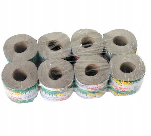 PAPIER TOALETOWY SZARY EKOLOGICZNY 64szt. PAKIET