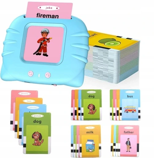 ZABAWKA DO WCZESNEJ NAUKI ANGIELSKIEGO PREZENT DLA 3 4 5 LATKA 510 KART XXL