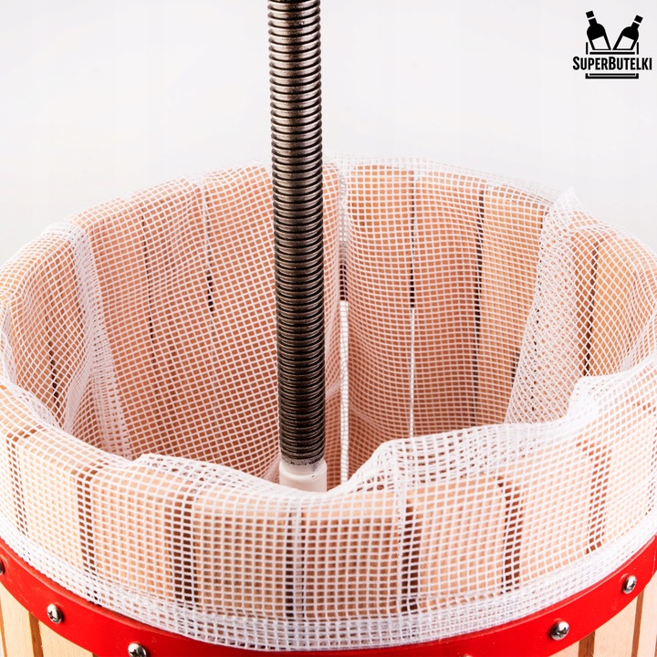 PRASA ŚRUBOWA RĘCZNA do OWOCÓW WINA SOKÓW OLIWY 18 L WYCISKARKA