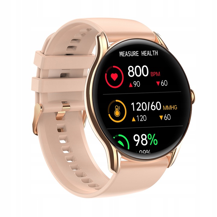 Zegarek smartwatch damski okrągły funkcje rozmowy NA PREZENT +