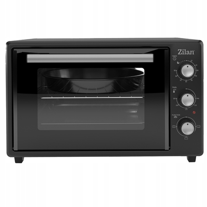 MINI PIEKARNIK ELEKTRYCZNY DOUBLE GLASS GRILL TIMER 35L 1800W