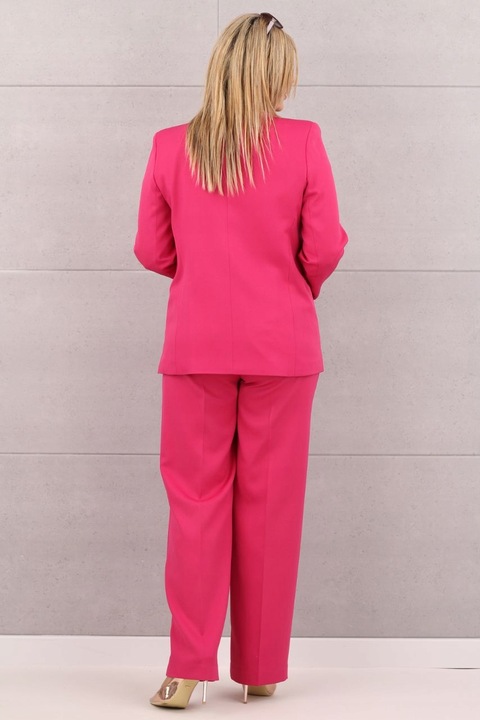 ELEGANCKI KOMPLET GARNITUR MARYNARKA I SPODNIE W KANT POLSKI PRODUCENT