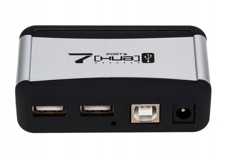 HUB USB AKTYWNY 7 PORTÓW ROZDZIELACZ SWITCH 2.0